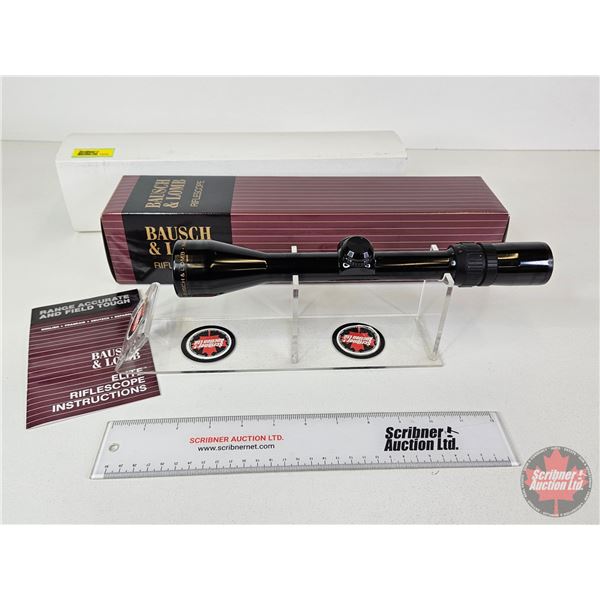 Bausch & Lomb Elite 3000 Riflescope (3-9x40) w/Box (Box Measures : 3-1/2"H x 3-1/2"W x 16"L)