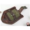 Image 2 : Variety of Vintage Military Pouches, Cleaning Rod, Shovel Protector, etc