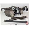 Image 1 : Canada Goose Decoys (12) w/CCM Bag  (Note : One Handle Ripped on Bag) (Bag Measures : 36"L x 16"W x 