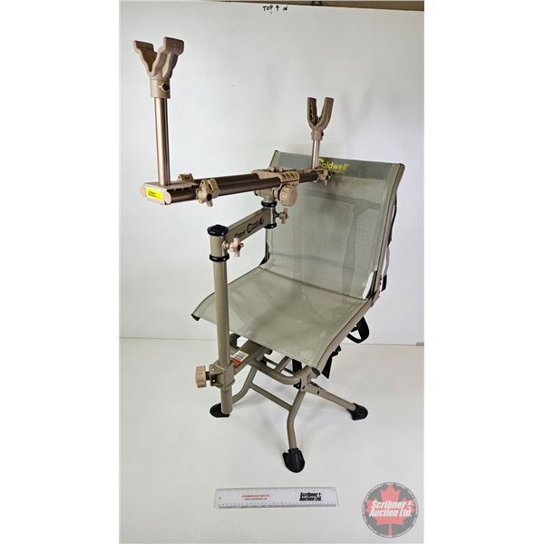 Caldwell DeadShot ChairPod (Portable Shooting Chair with an Integrated, Fully-Adjustable Shooting Re