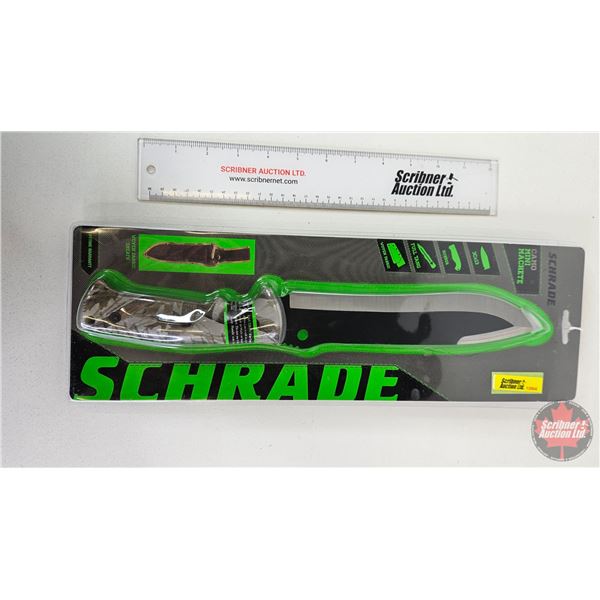 Schrade Camo Mini Machete (New in Package)  (Package Measures : 17"H x 6"W x 1-1/2"D)