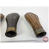 Image 5 : Antique Copper and Brass Powder Flasks (4)