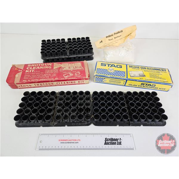 Shotgun Combo :  - Cleaning Kits (2)  - 12ga Shell Holders (4) - Shot Buffer
