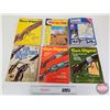 Image 1 : Paperback Books (6) :  - Canada Backroads Atlas - Hunting & Gun Annual 1955 - Gun Digest (4)