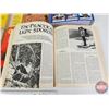 Image 4 : Paperback Books (6) :  - Canada Backroads Atlas - Hunting & Gun Annual 1955 - Gun Digest (4)