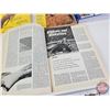 Image 8 : Paperback Books (6) :  - Canada Backroads Atlas - Hunting & Gun Annual 1955 - Gun Digest (4)