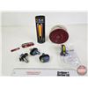 Image 1 : 50cal Bullet Shot Glasses (2) (New in Box), Swiss Army Knives (2), Lever Lock, Trigger Locks (2) & F