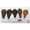 Image 5 : Antique Leather Powder Flasks (5)