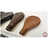 Image 6 : Antique Leather Powder Flasks (5)