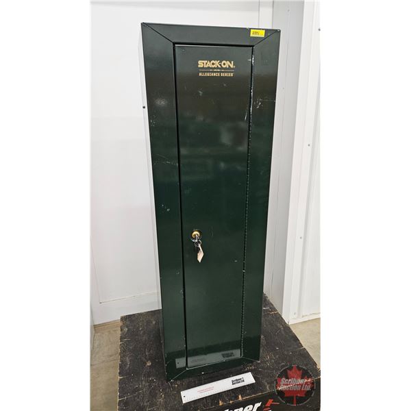 Stack-On Allegiance Series Gun Locker (10 Place) (Measures : 53"H x 17"W x 13-1/2"D) (Note : Interio
