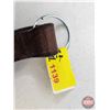 Image 5 : Belt Knife : Stainless Steel "Japan" c/w Leather Sheath (Total Length of Knife : 8-1/2")