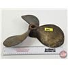 Image 1 : Vintage Hywinko Brass Boat Propellor  (14"Dia)