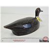 Image 5 : Wooden Duck Decoy  (Consignor Tag ~ Mallard Hen : Working) (Measures : 6-1/2"H x 6"W x 16"D)
