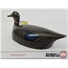 Image 7 : Wooden Duck Decoy  (Consignor Tag ~ Mallard Hen : Working) (Measures : 6-1/2"H x 6"W x 16"D)