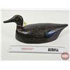 Image 8 : Wooden Duck Decoy  (Consignor Tag ~ Mallard Hen : Working) (Measures : 6-1/2"H x 6"W x 16"D)