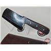 Image 4 : Cleaver w/Leather Sheath  (Total Length of Cleaver : 12")