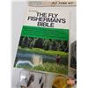 Image 3 : Fly Fishing Combo :  - Flies - Reels (2) - Creole Bag  - Books (2) - etc
