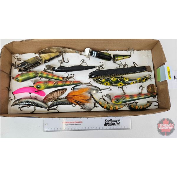 Vintage Spoons & Crank Baits (Large) (14pcs)