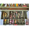 Image 6 : Old Pal Tackle Boxes (2) w/Contents  (Largest Measures : 7"H x 13"W x 7"D)
