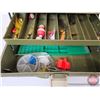 Image 8 : Old Pal Tackle Boxes (2) w/Contents  (Largest Measures : 7"H x 13"W x 7"D)