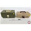 Image 9 : Old Pal Tackle Boxes (2) w/Contents  (Largest Measures : 7"H x 13"W x 7"D)