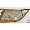 Image 4 : Vintage Wooden Alaskan Style Snowshoes (Measures : 53"L x 10-1/2"W)