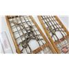 Image 5 : Vintage Wooden Alaskan Style Snowshoes (Measures : 53"L x 10-1/2"W)