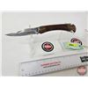Image 3 : Folding Knife  (Consignor Tag ~ Golden Tiger Stainless Rockwell) (Open Length : 8-3/4")