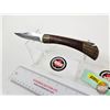 Image 4 : Folding Knife  (Consignor Tag ~ Golden Tiger Stainless Rockwell) (Open Length : 8-3/4")