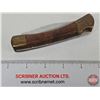 Image 7 : Folding Knife  (Consignor Tag ~ Golden Tiger Stainless Rockwell) (Open Length : 8-3/4")