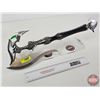 Image 1 : Fantasy Hatchet "Alien Theme"  (Total Measures : 21"L)