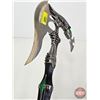 Image 5 : Fantasy Hatchet "Alien Theme"  (Total Measures : 21"L)