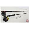 Image 1 : Fly Fishing Rod & Reels (2) :  - Berkley Graphite 8'6" Rod (2pc) & Reel  - Total Tackle 8ft Rod (2pc