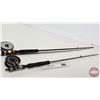 Image 6 : Fly Fishing Rod & Reels (2) :  - Berkley Graphite 8'6" Rod (2pc) & Reel  - Total Tackle 8ft Rod (2pc