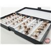 Image 4 : Fishing Flies (44) in Case  (Case Measures : 1-1/4"H x 8-1/2"W x 4-1/2"D)