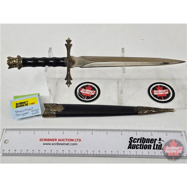 Decorative Medieval-Style Angel Dagger (Total Length of Dagger : 12")