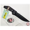 Image 6 : Pocket Knife (Consignor Tag ~GT USA Manual Drop Point Knife : ATS 34 Steel Blade Brass Button) (Open