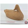 Image 4 : Wooden Duck Decoy (Consignor Tag ~ Preening Mallard Hen Blank) (Measures : 6"H x 5-1/4"W x 13"L)