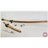 Image 6 : Fantasy Japanese Style Swords (2) : Katana & Tanto  (Longest Measures : 38"L)
