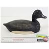 Image 5 : Wooden Duck Decoy (Consignor Tag ~ Hand Carved Bluebill : Working Decoy) (Measures : 7"H x 6-1/4"W x