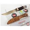 Image 5 : Puma Belt Knife w/Leather Sheath (Consignor Tag ~ Original Puma : No Serial Number) (Total Length of