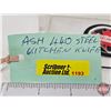 Image 7 : Kitchen Knife  (Consignor Tag ~ ASH 440 Steel)  (Total Length of Knife : 13"L)