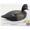 Image 5 : Wooden Duck Decoy (Consignor Tag ~ Bluebill Drake : Working Decoy : Tack Eyes : Found in Quebec : c.