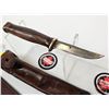 Image 3 : Leather Rifle Sling & Knife w/Leather Sheath (Total Length of Knife : 8"L)