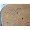 Image 12 : Wooden Duck Decoy (Consignor Tag ~ Handcarved Redhead Drake signed by Jan Weatherby c.1997) (Measure