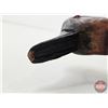 Image 13 : Wooden Duck Decoy (Consignor Tag ~ Handcarved Redhead Drake signed by Jan Weatherby c.1997) (Measure