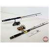 Image 1 : Rod & Reel Combo (2) :  - Berkley 5'6" Rod (2pc) w/Zebco Castmaster 30 Reel - Ugly Stik 7ft Rod (2pc