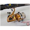 Image 7 : Rod & Reel Combo (2) :  - Berkley 5'6" Rod (2pc) w/Zebco Castmaster 30 Reel - Ugly Stik 7ft Rod (2pc