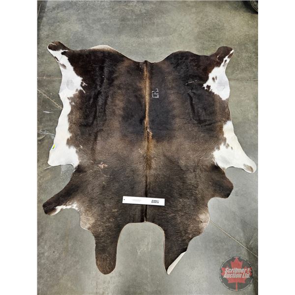 Cow Hide  (Measures: 80-5/8"L x 76"W)
