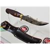 Image 2 : Belt Knife w/Leather Sheath (Consignor Tag : I Cut My Way : William Rogers : Sheffield)  (Total Leng